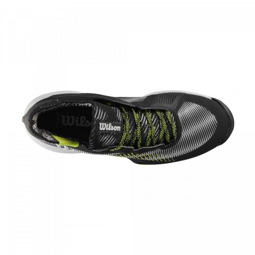 Кроссовки Wilson муж. KAOS RAPIDE SFT CLAY WH/BK/YEL Чёрный/Жёлтый/Белый 10.0