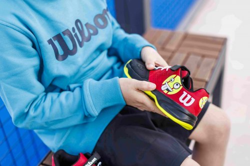 Кросівки Wilson дит. KAOS EMO RD/BK/YEL Червоний/Чорний/Жовтий 10.5