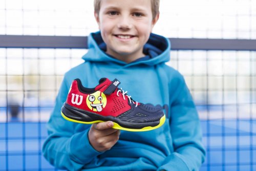 Кросівки Wilson дит. KAOS EMO RD/BK/YEL Червоний/Чорний/Жовтий 10.5