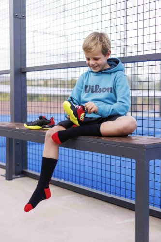 Кросівки Wilson дит. KAOS EMO RD/BK/YEL Червоний/Чорний/Жовтий 10.5