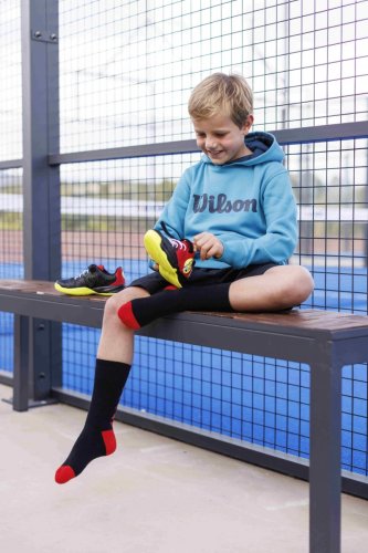 Кросівки Wilson дит. KAOS EMO RD/BK/YEL Червоний/Чорний/Жовтий 11.5