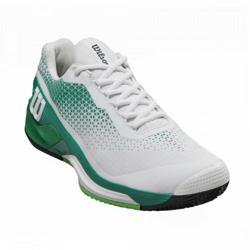 Кроссовки Wilson муж. RUSH PRO 4.0 CLAY WH/GR Белый/Зелёный 11.0