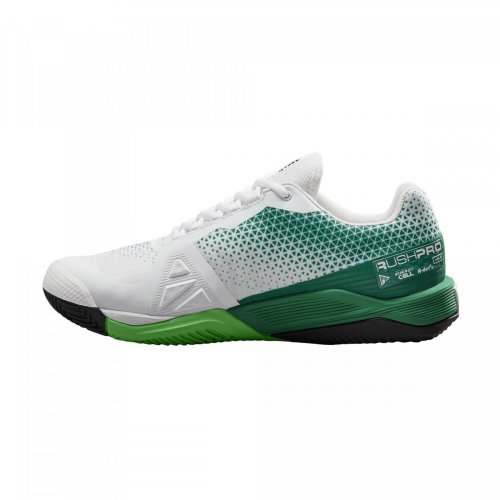 Кроссовки Wilson муж. RUSH PRO 4.0 CLAY WH/GR Белый/Зелёный 11.0