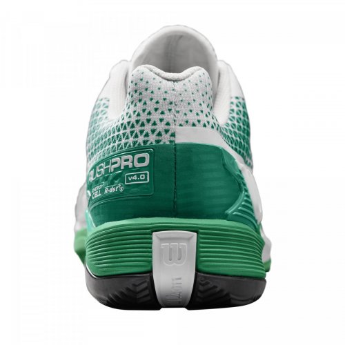 Кроссовки Wilson муж. RUSH PRO 4.0 CLAY WH/GR Белый/Зелёный 11.0
