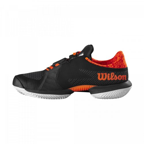 Кросівки Wilson чол. KAOS SWIFT 1.5 CLAY BK/OR Чорний/Помаранчевий 11.5