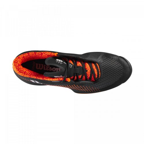 Кросівки Wilson чол. KAOS SWIFT 1.5 CLAY BK/OR Чорний/Помаранчевий 11.5