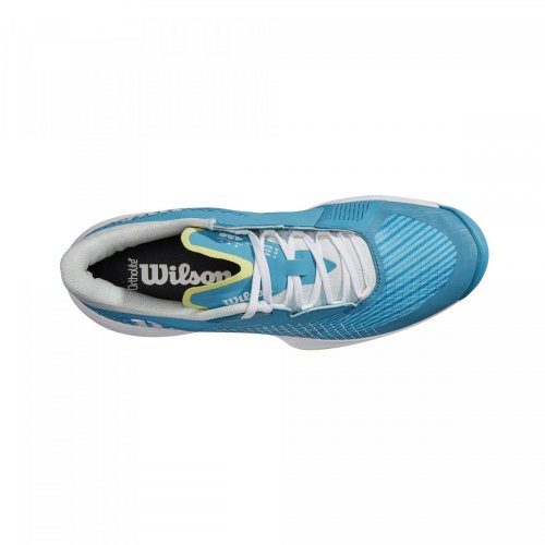 Кроссовки Wilson жен. KAOS SWIFT 1.5 CLAY WH/BL Голубой/Белый 7.0