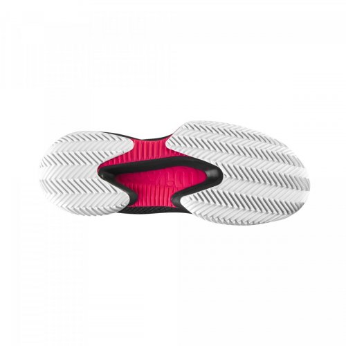 Кроссовки Wilson жен. KAOS SWIFT 1.5 CLAY BK/RD Чёрный/белый/Розовый 7.5