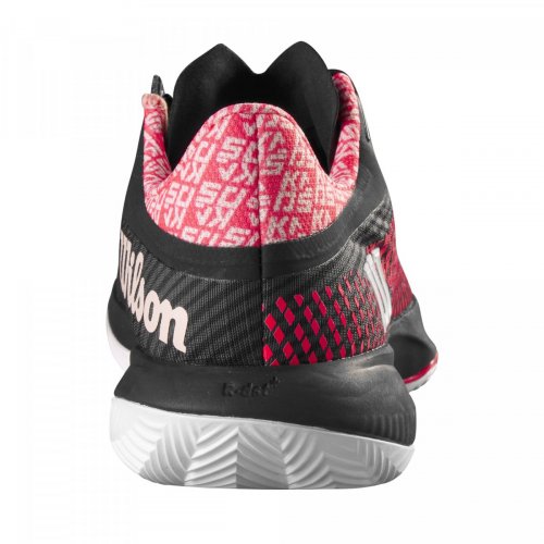 Кроссовки Wilson жен. KAOS SWIFT 1.5 CLAY BK/RD Чёрный/белый/Розовый 7.5