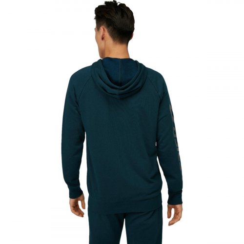 Толстовка ASICS BIG ASICS FZ HOODIE муж. зеленый S