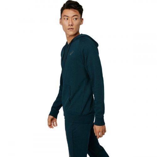 Толстовка ASICS BIG ASICS FZ HOODIE муж. зеленый S