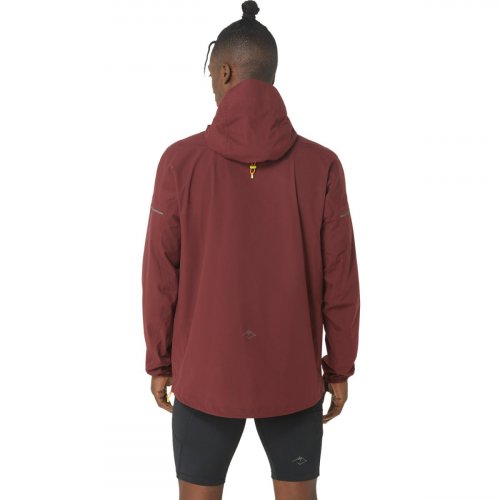 Куртка ASICS FUJITRAIL WATERPROOF JACKET чол. бордовий S