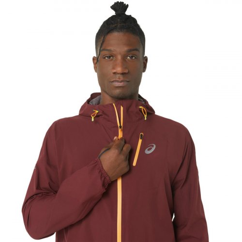 Куртка ASICS FUJITRAIL WATERPROOF JACKET чол. бордовий S