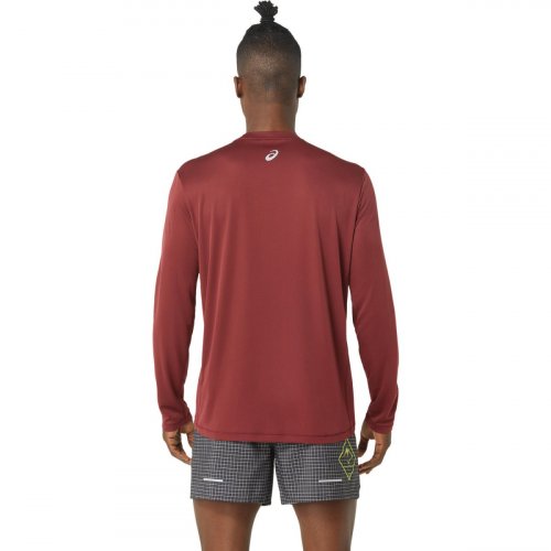 Лонгслив ASICS FUJITRAIL LOGO LS TOP муж. бордовый S