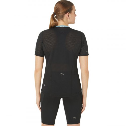Футболка ASICS FUJITRAIL SS TOP жен. голубой XS