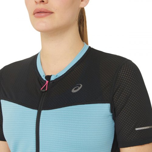 Футболка ASICS FUJITRAIL SS TOP жен. голубой XS