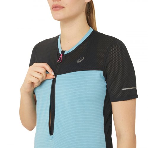 Футболка ASICS FUJITRAIL SS TOP жен. голубой XS