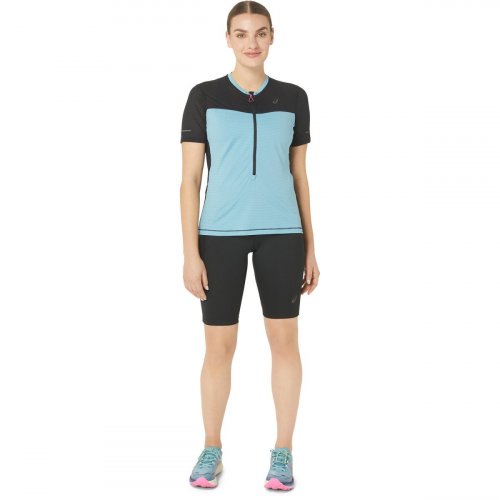Футболка ASICS FUJITRAIL SS TOP жен. голубой XS