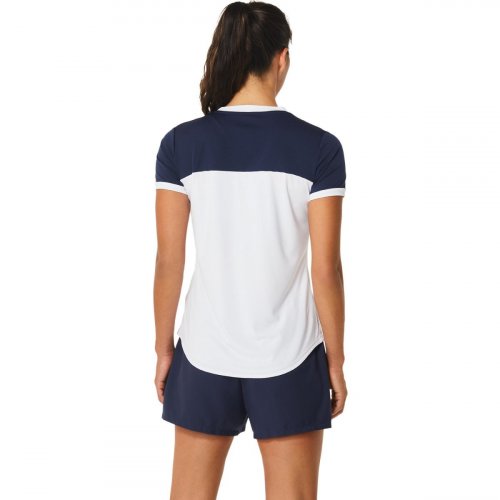 Футболка ASICS WOMEN COURT SS TOP жен. белый XS