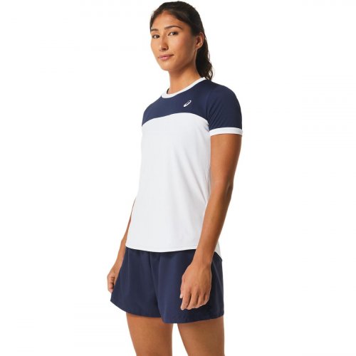 Футболка ASICS WOMEN COURT SS TOP жен. белый XS