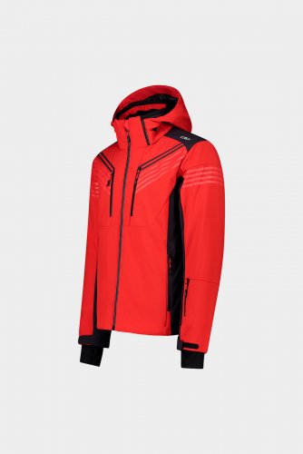 Куртка лижна CMP чоловіча JACKET ZIP HOOD червоний 56