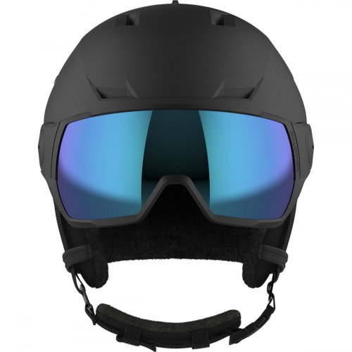 Шлем горнолыжный Salomon PIONEER LT VISOR 23-24 черный L 59-62