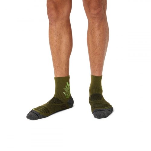 Носки ASICS RACING RUN QUARTER SOCK уни. зеленый II
