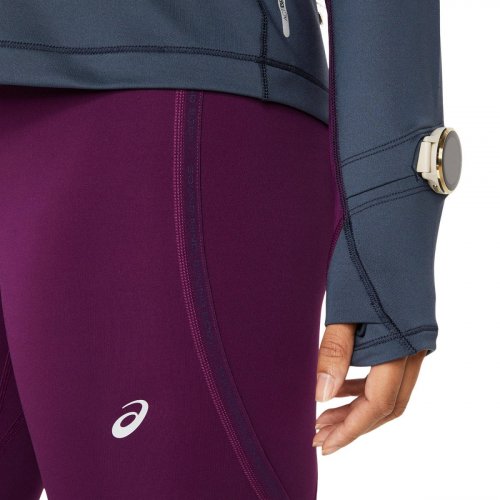 Лонгслив ASICS WINTER RUN 1/2 ZIP MID LAYER жен. синий M