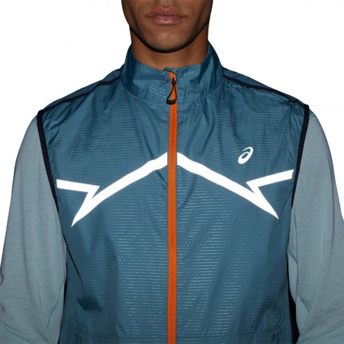 Жилет ASICS LITE-SHOW VEST муж. голубой S
