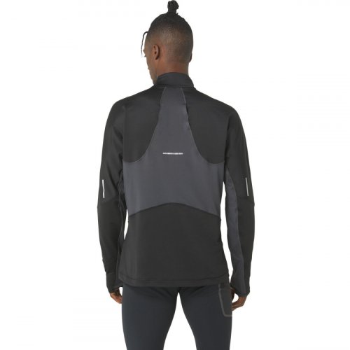 Лонгслив ASICS WINTER RUN 1/2 ZIP MID LAYER муж. черный S