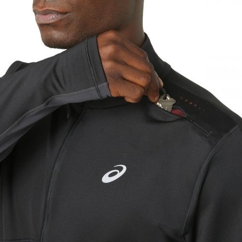 Лонгслив ASICS WINTER RUN 1/2 ZIP MID LAYER муж. черный S