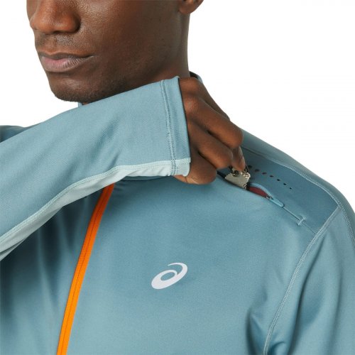 Лонгслив ASICS WINTER RUN 1/2 ZIP MID LAYER муж. голубой S