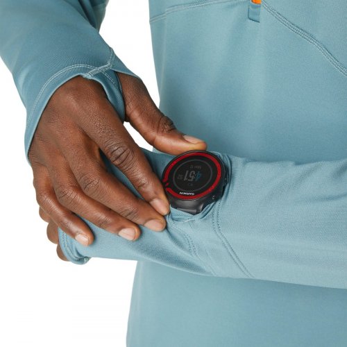 Лонгслив ASICS WINTER RUN 1/2 ZIP MID LAYER муж. голубой S