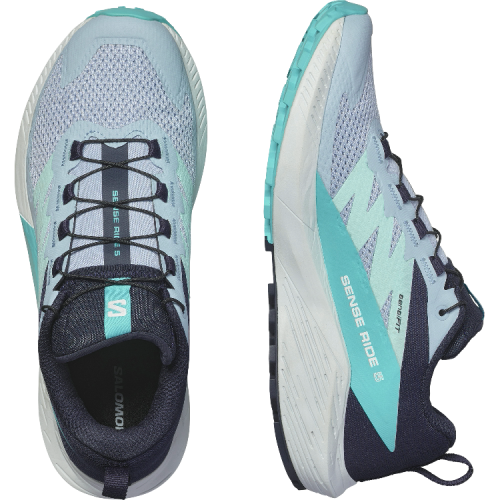 Кроссовки Salomon SENSE RIDE 5 W жен. бирюзовый 6.5