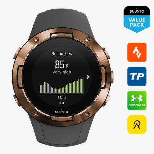 Часы SUUNTO 5 G1 GRAPHITE COPPER серый графит/медный