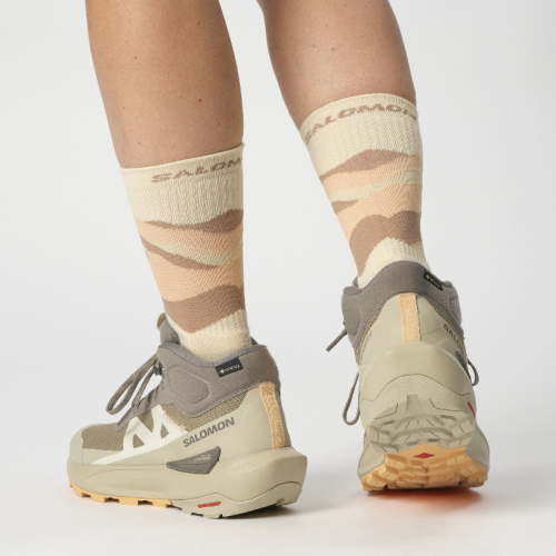 Ботинки Salomon ELIXIR ACTIV MID GTX W жен. бежевый 8