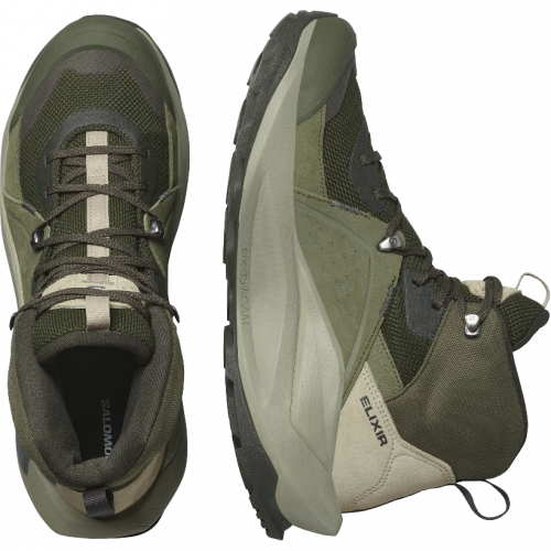 Черевики Salomon ELIXIR MID GTX чол. зелений 7,5