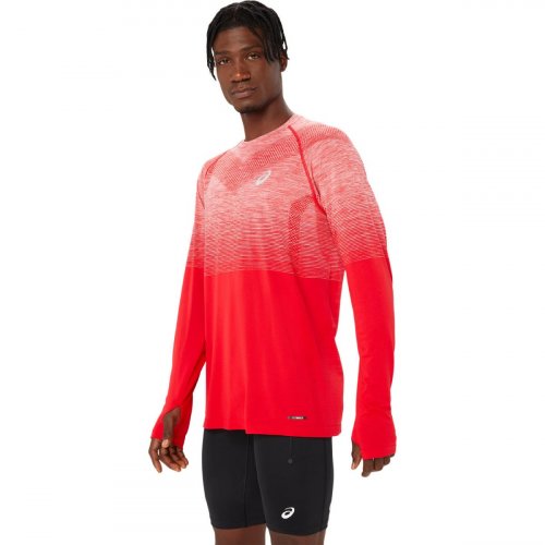 Лонгслив ASICS SEAMLESS LS TOP муж. красный S