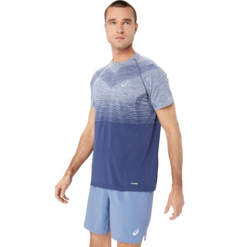 Футболка ASICS SEAMLESS SS TOP чол. синій S