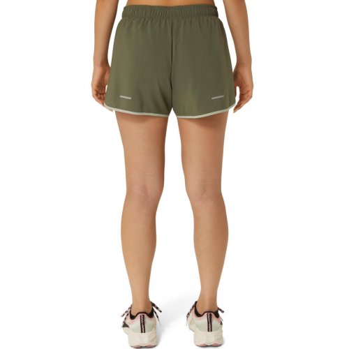 Шорты ASICS ICON 4IN SHORT жен. зеленый M