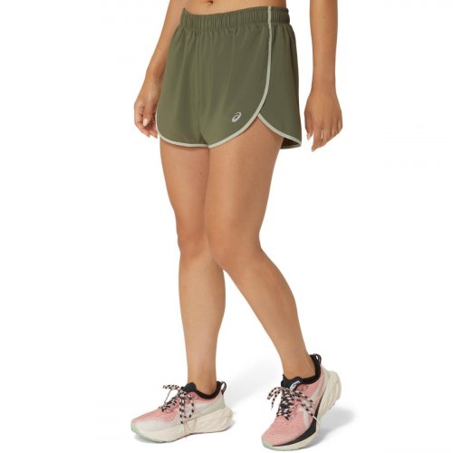 Шорты ASICS ICON 4IN SHORT жен. зеленый M
