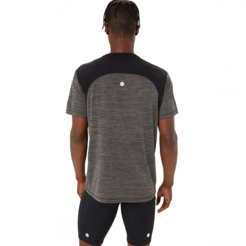Футболка ASICS ROAD SS TOP муж. серый S