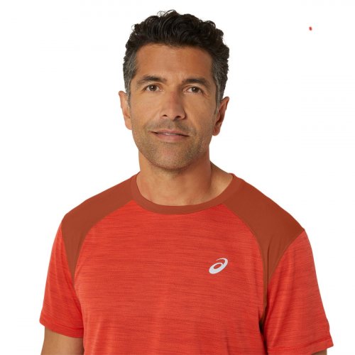 Футболка ASICS ROAD SS TOP чол. червоний S