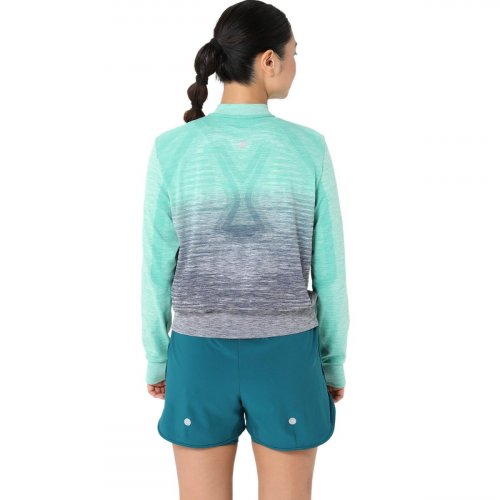 Куртка ASICS NAGINO RUN SEAMLESS JACKET жен. голубой XS