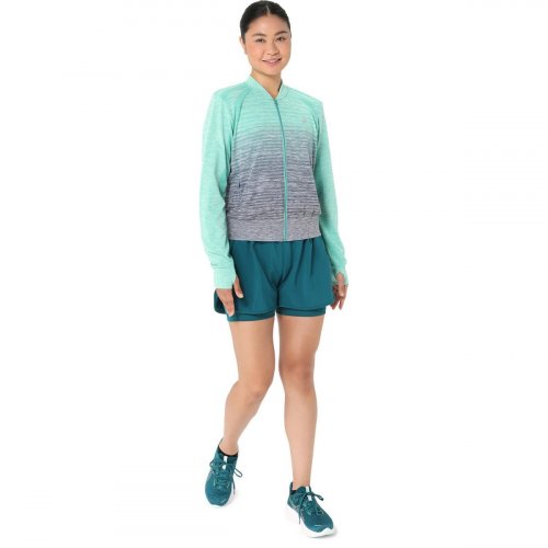 Куртка ASICS NAGINO RUN SEAMLESS JACKET жен. голубой XS