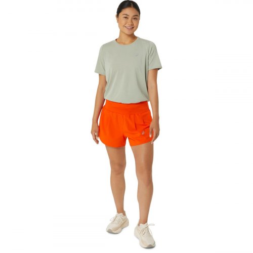 Шорты ASICS ROAD 3.5IN SHORT жен. красный XS