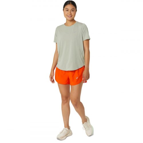 Футболка ASICS ROAD SS TOP жен. серый XS