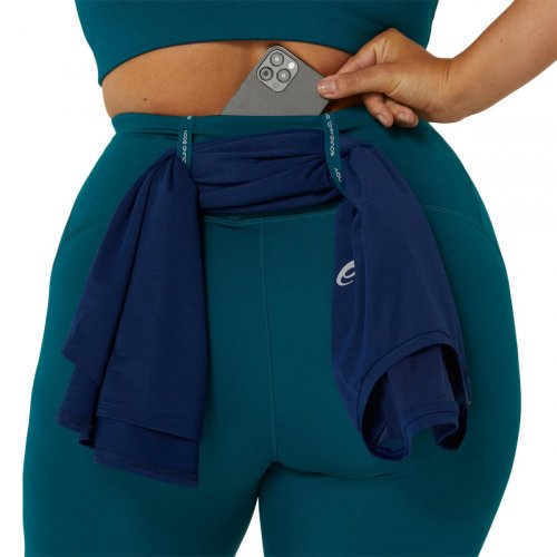 Тайтсы ASICS ROAD HIGH WAIST TIGHT жен. зеленый S