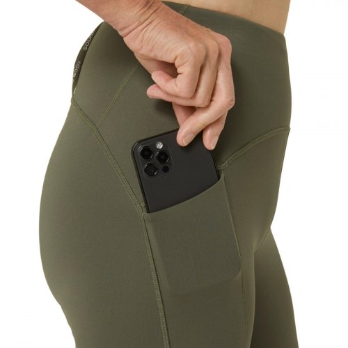 Тайтсы ASICS ROAD HIGH WAIST TIGHT жен. зеленый M