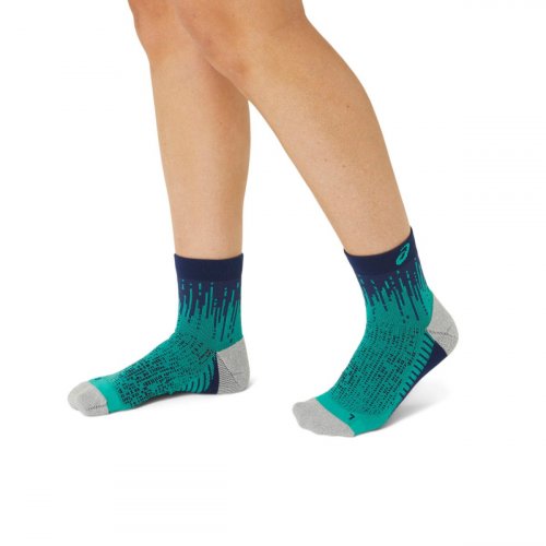 Шкарпетки ASICS PERFORMANCE RUN SOCK QUARTER уні. зелений III